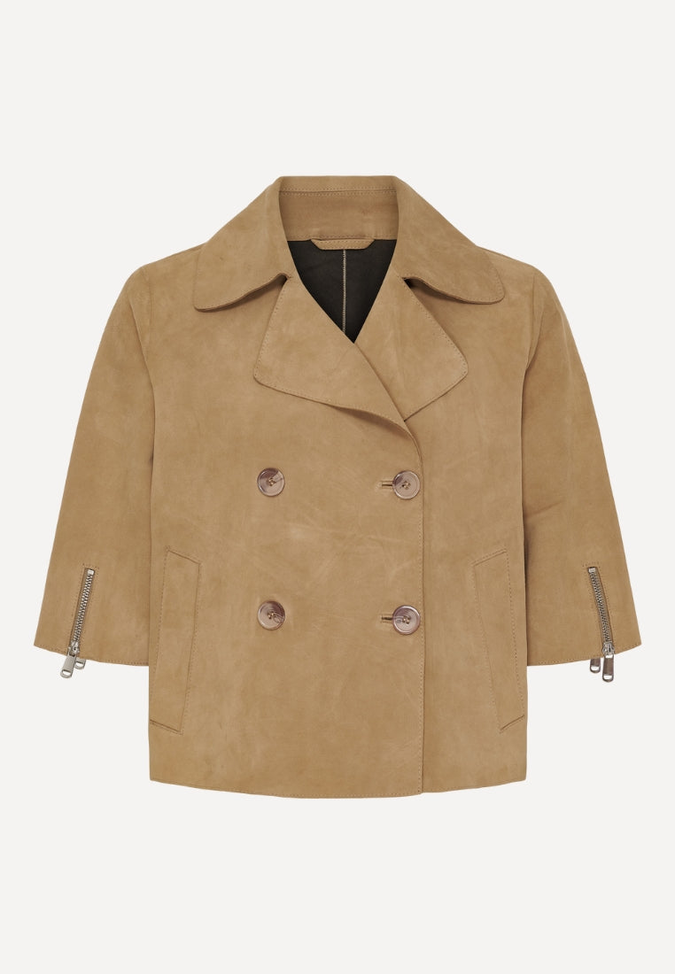 100273 Giulia jakke - Light Camel