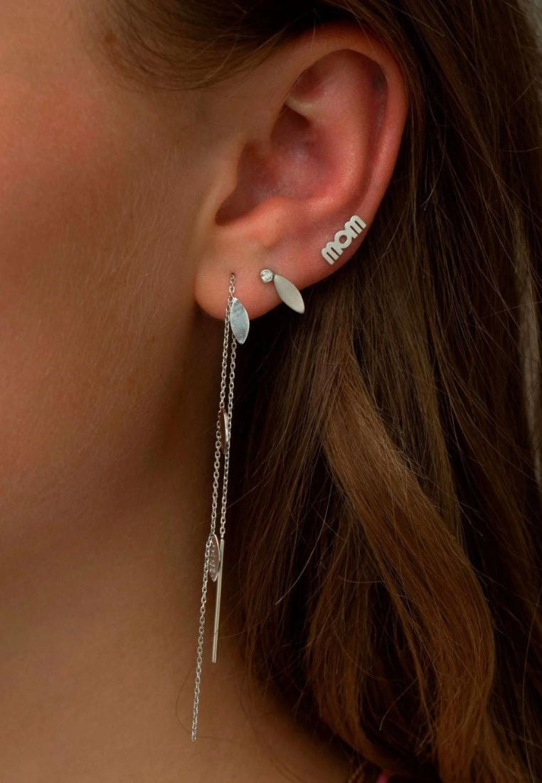Wow Mom ørering - Silver