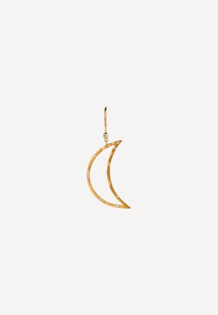 Big Bella Moon ørering - Gold