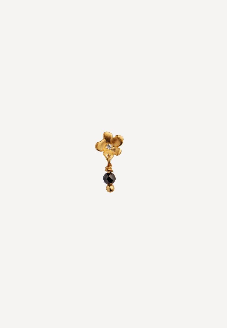 Tres Petit Garden Flower ørering - Black