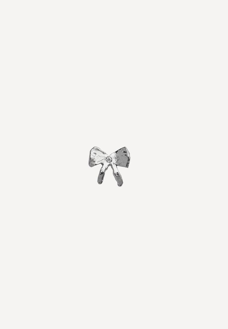 Petit Bow ørering - Silver