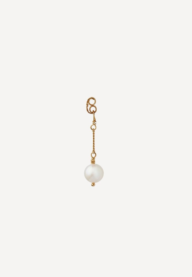 Cherie Bon Bon ørering - Gold/White