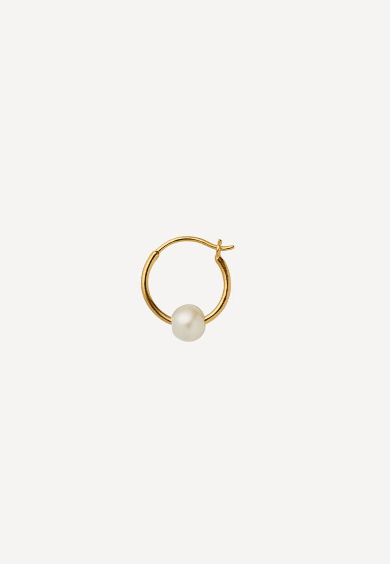 Big Pearl Berrie ørering - Gold