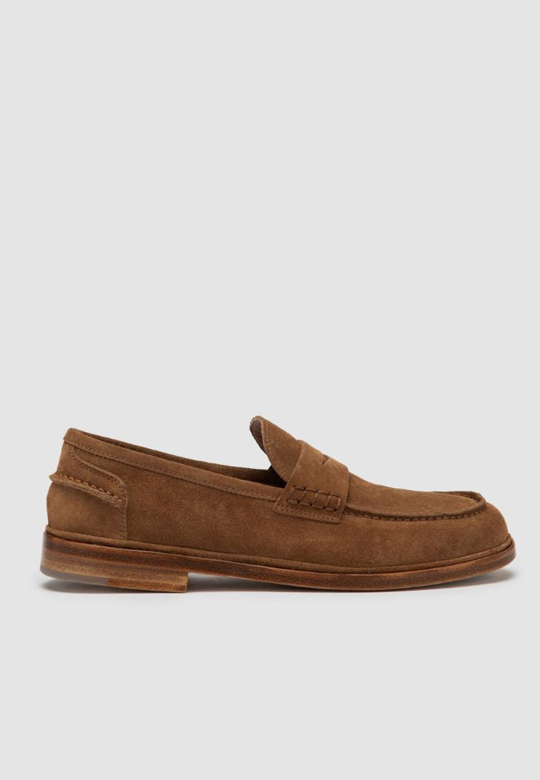 16070 loafer - Suede Sigaro