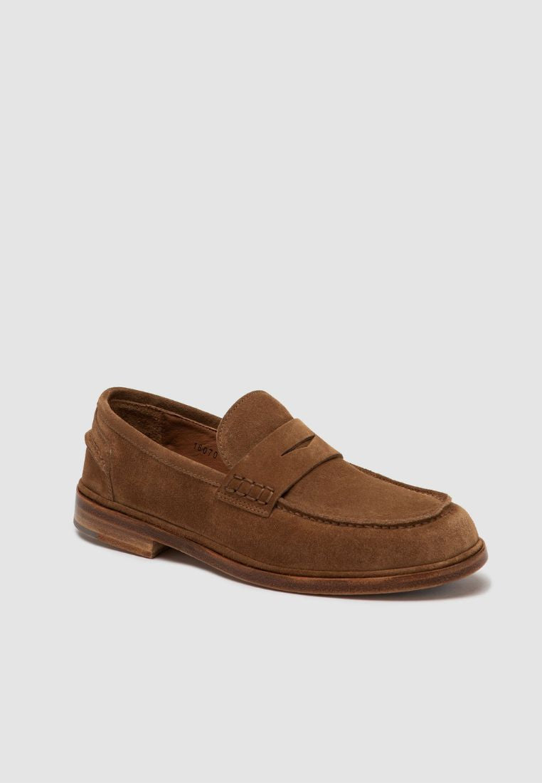 16070 loafer - Suede Sigaro