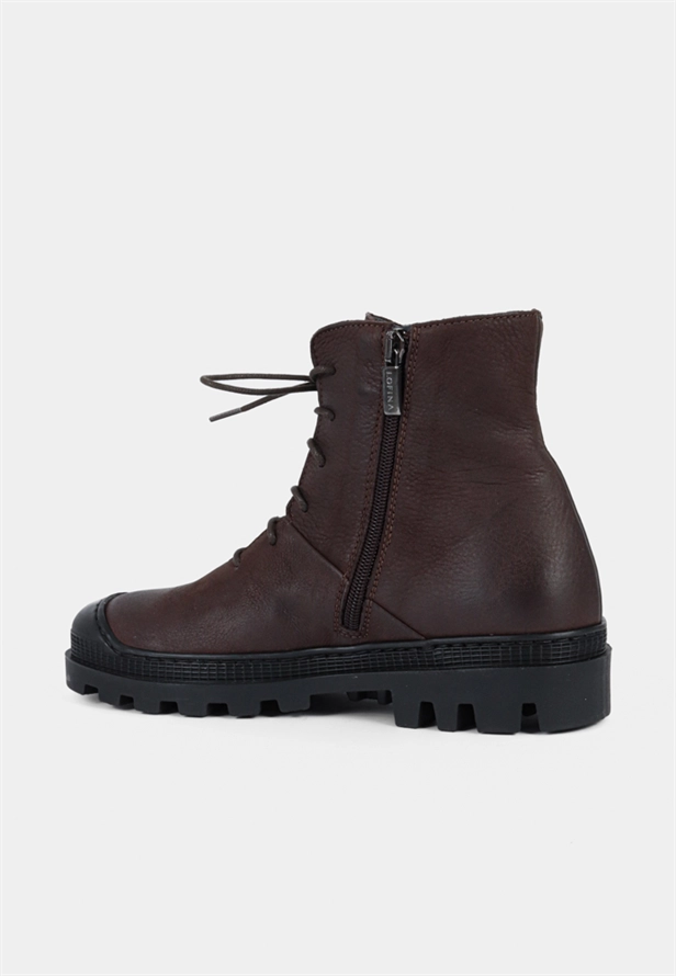 4363 støvle - Chocolate
