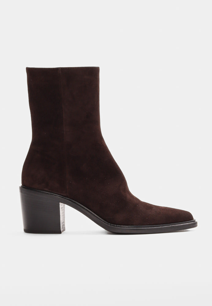5530 støvle - Suede Coffee