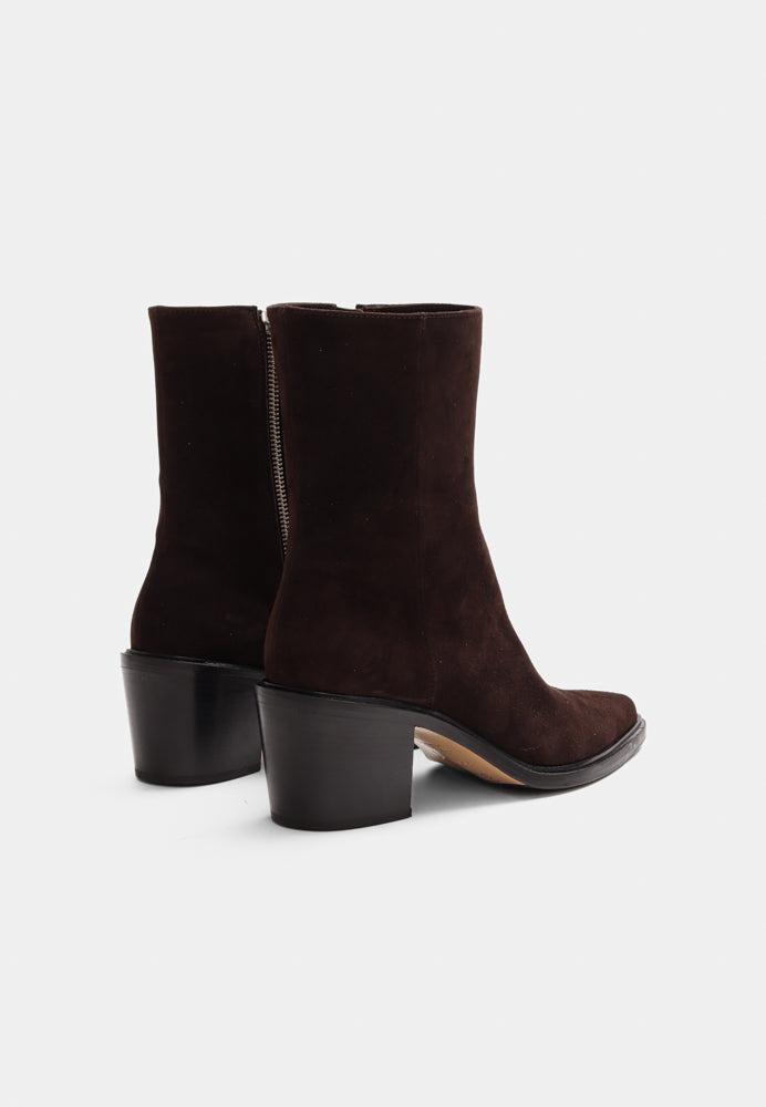 5530 støvle - Suede Coffee