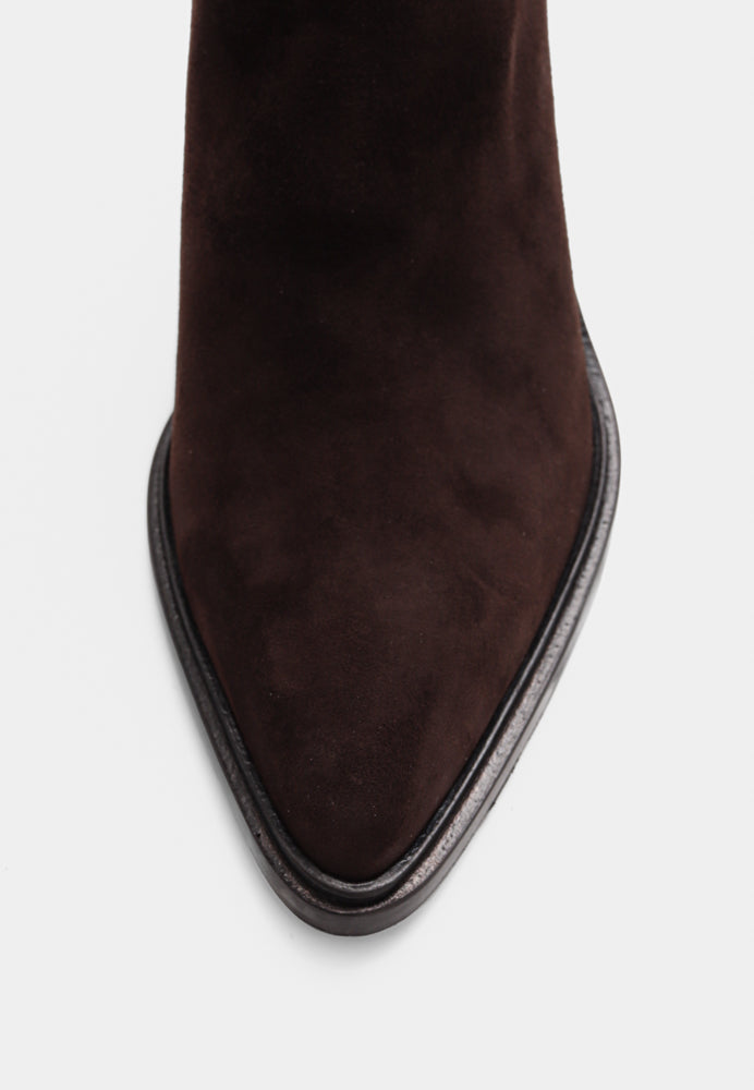 5530 støvle - Suede Coffee