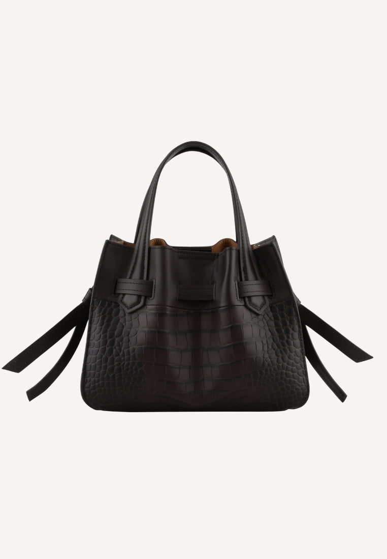 20186 Blossom Medium taske - Croco Marron
