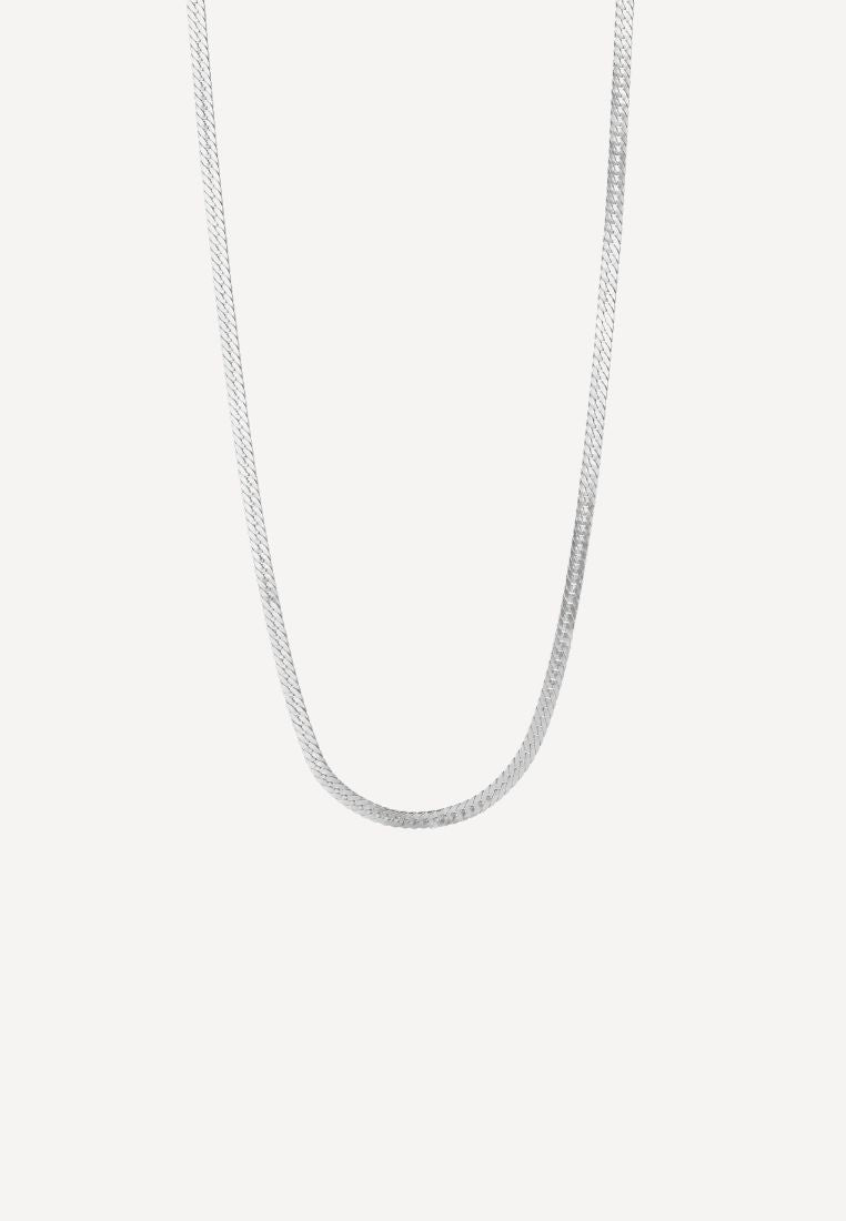 Short Snake halskæde - Silver