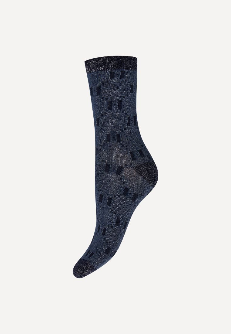 21562-75 strømpe - 4909 Blue