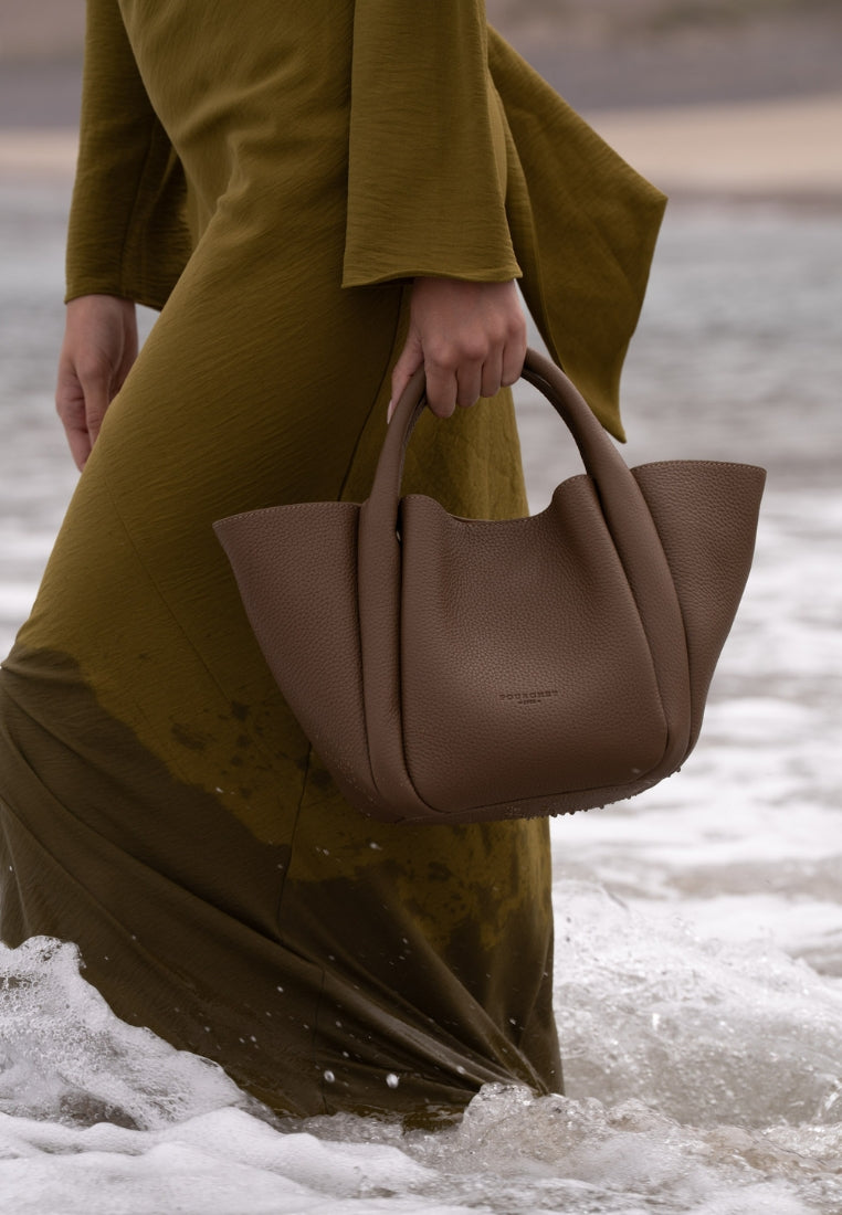 26103 Citrouille Medium taske - Taupe