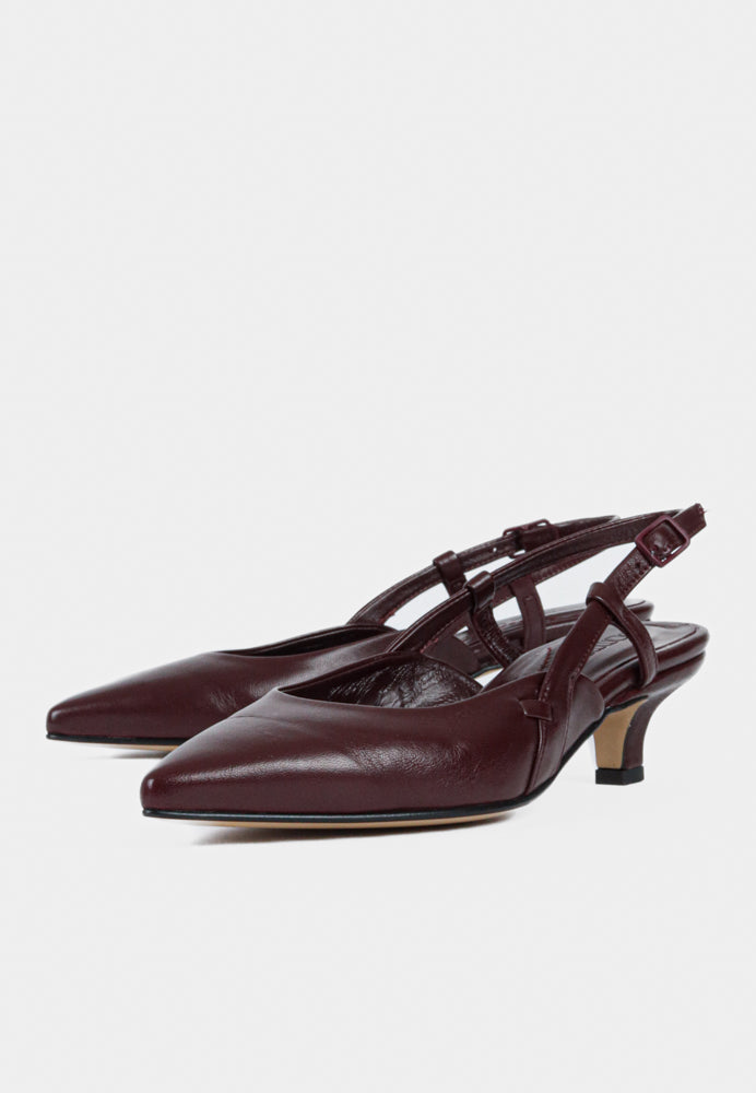 4989 slingback - Bordeaux