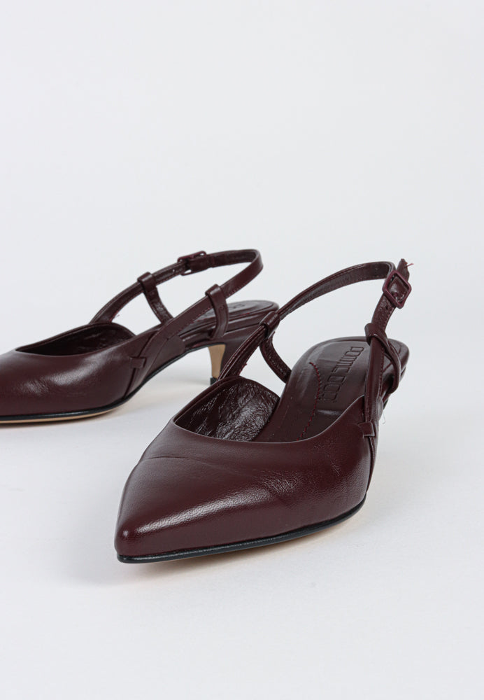 4989 slingback - Bordeaux