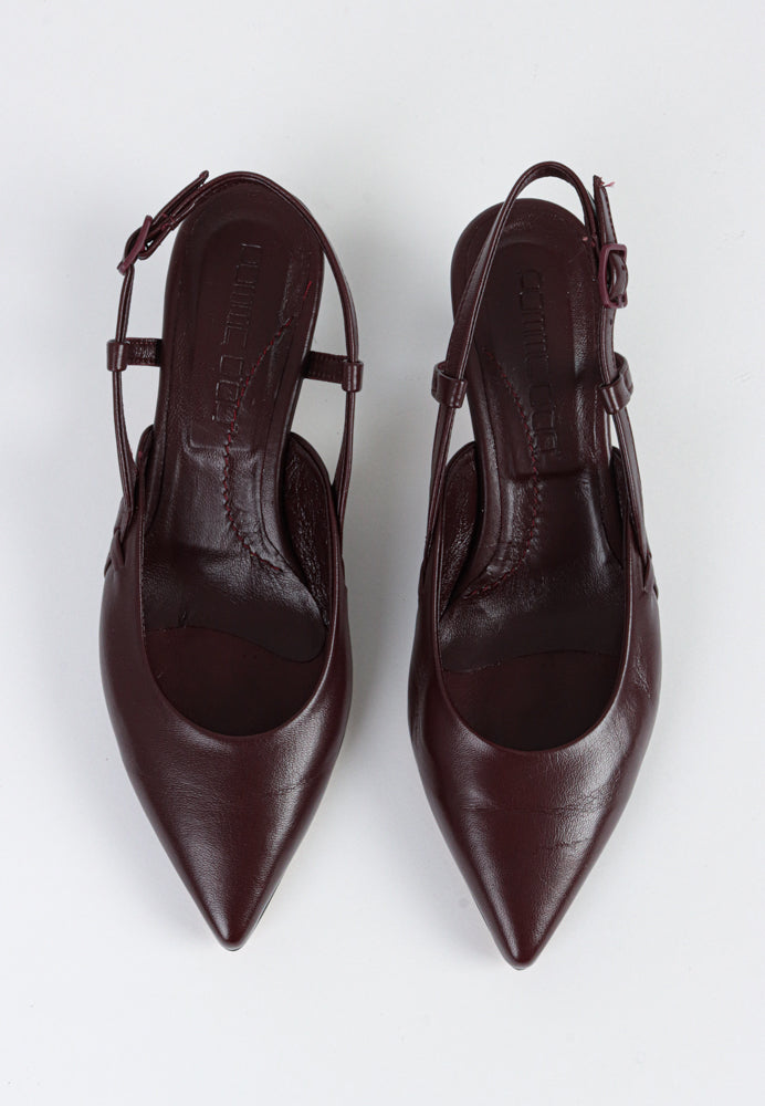 4989 slingback - Bordeaux