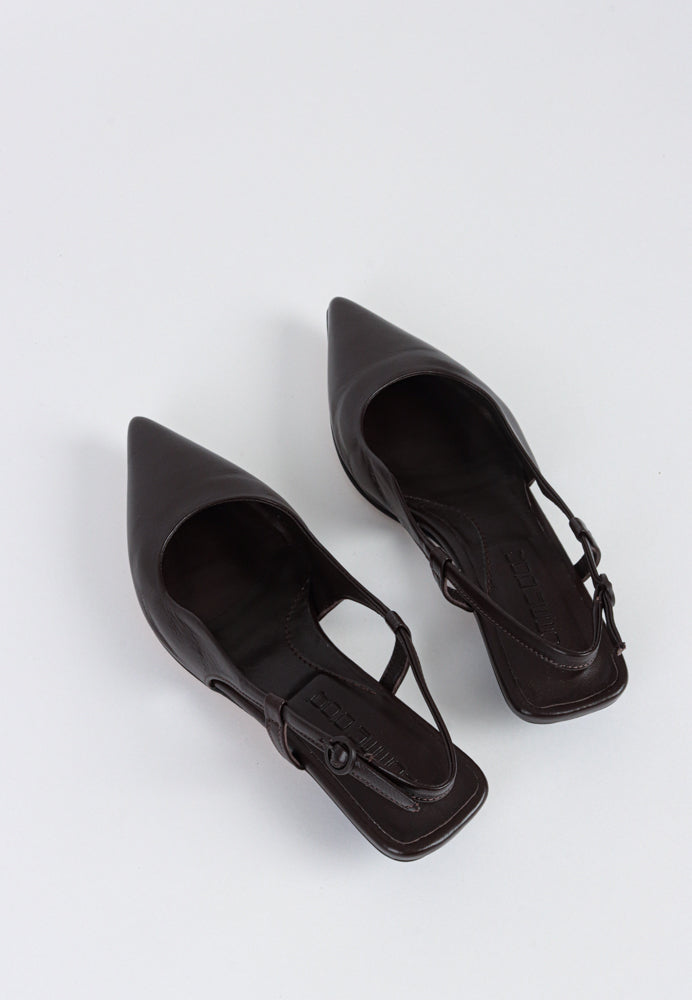 4989 slingback - Bordeaux
