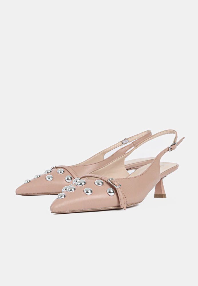 574 slingback - Nude