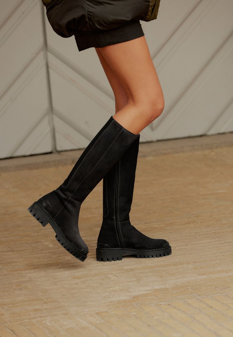 7711-101 støvle - Suede Brown