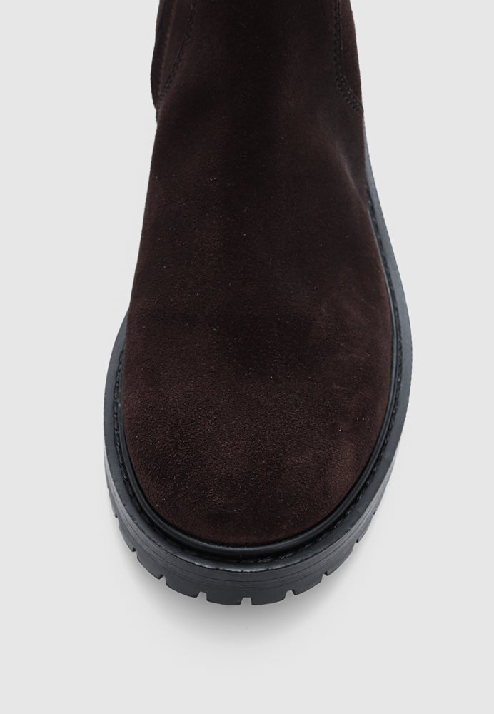 7719-101 støvle - Dark Brown