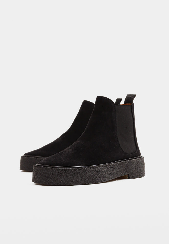ORG. 75 støvle - Black Suede