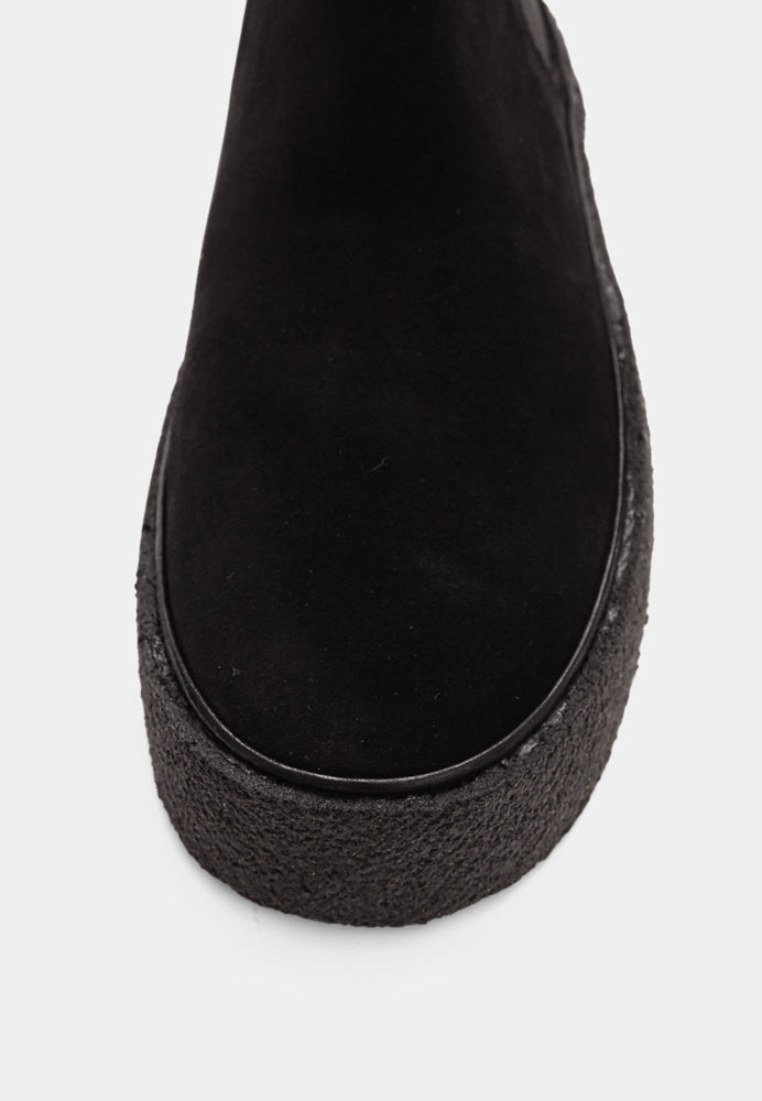 ORG. 75 støvle - Black Suede