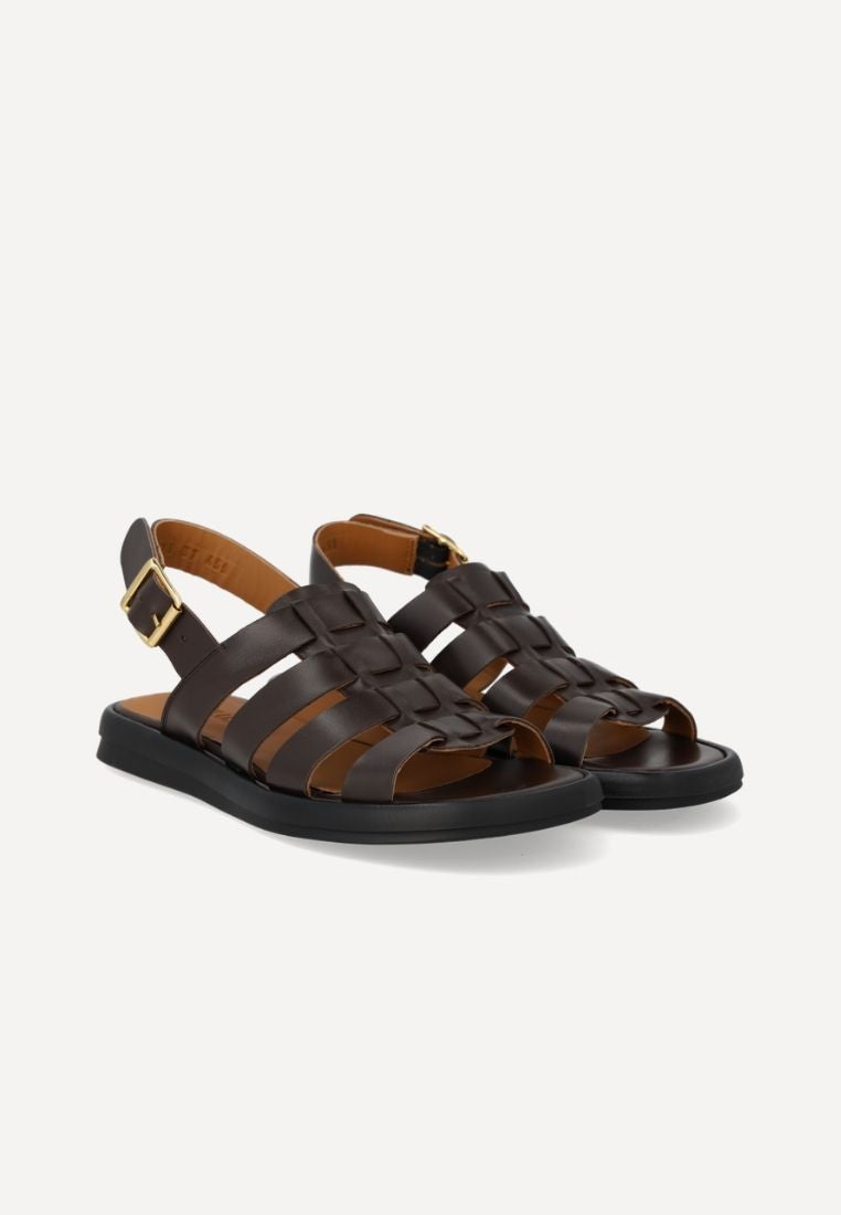 5874-101 sandal - Dark Brown