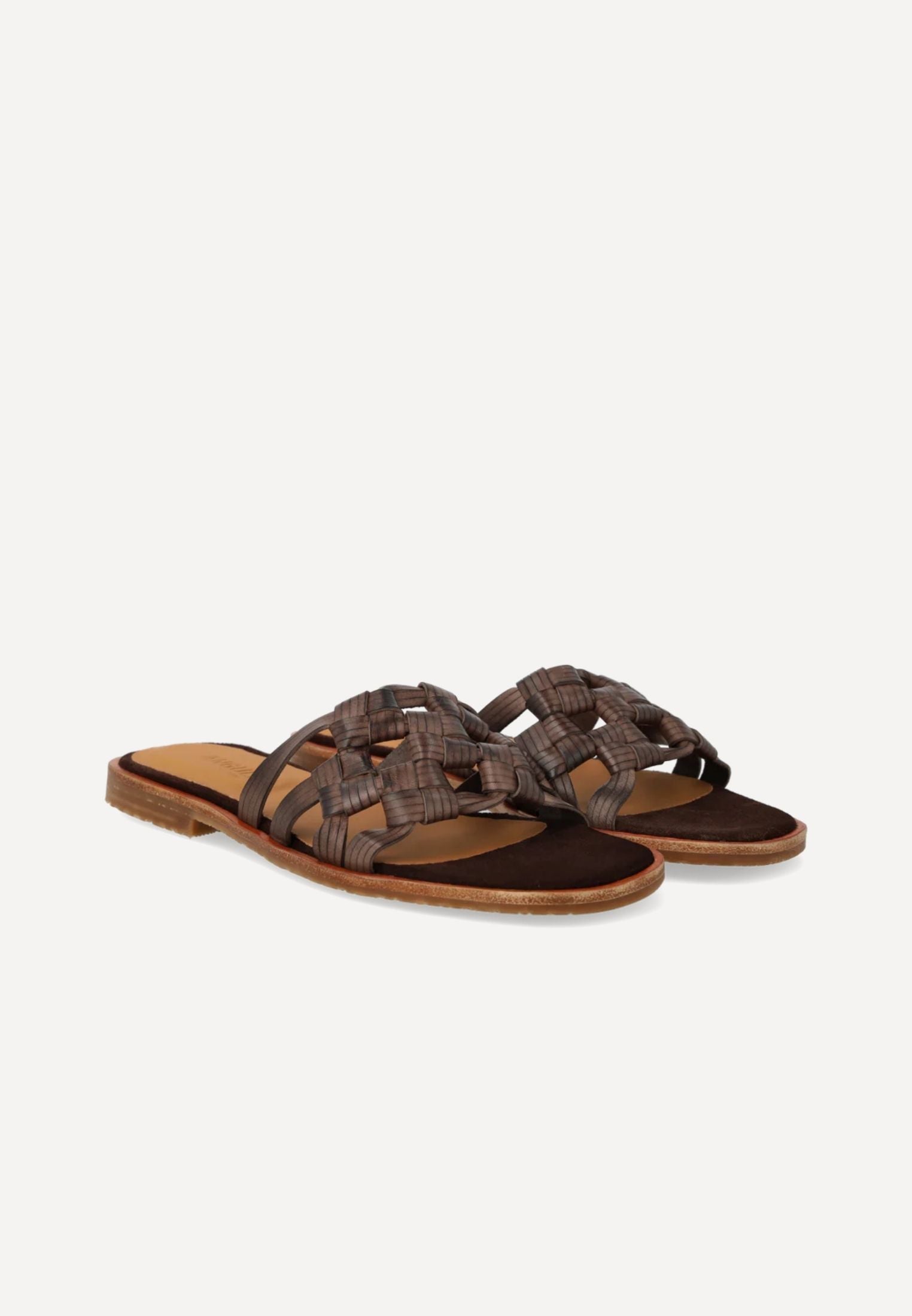 5879-101 sandal - Brown Raffia