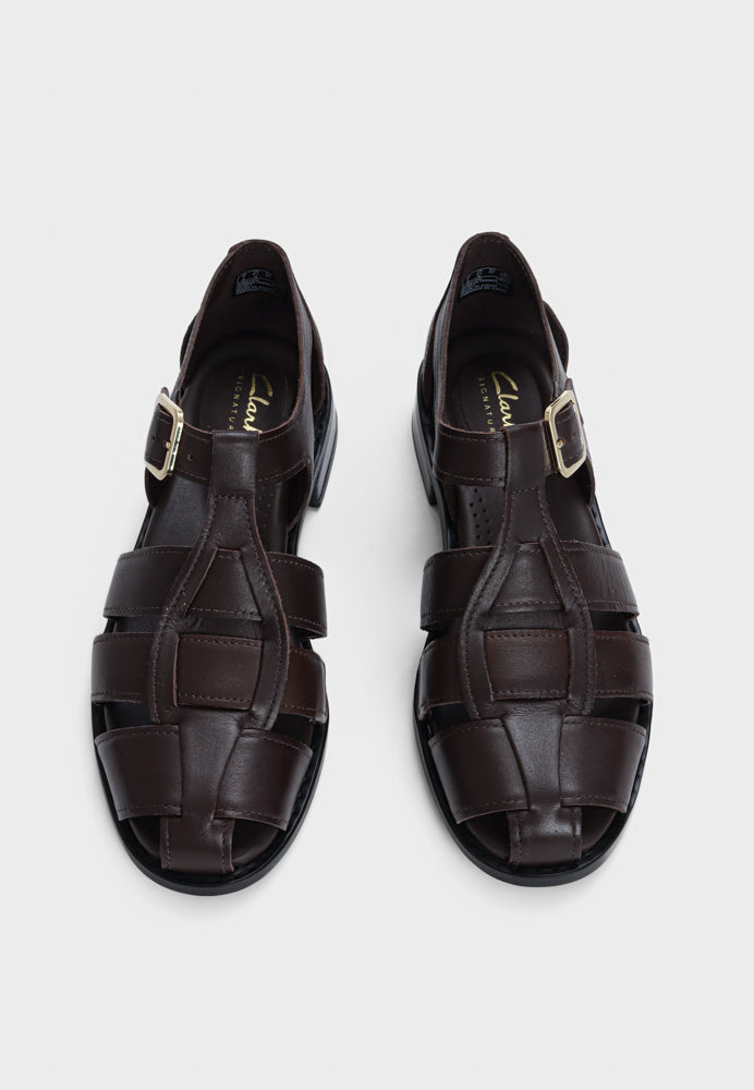 Hana Sun D sandal - Dark Brown