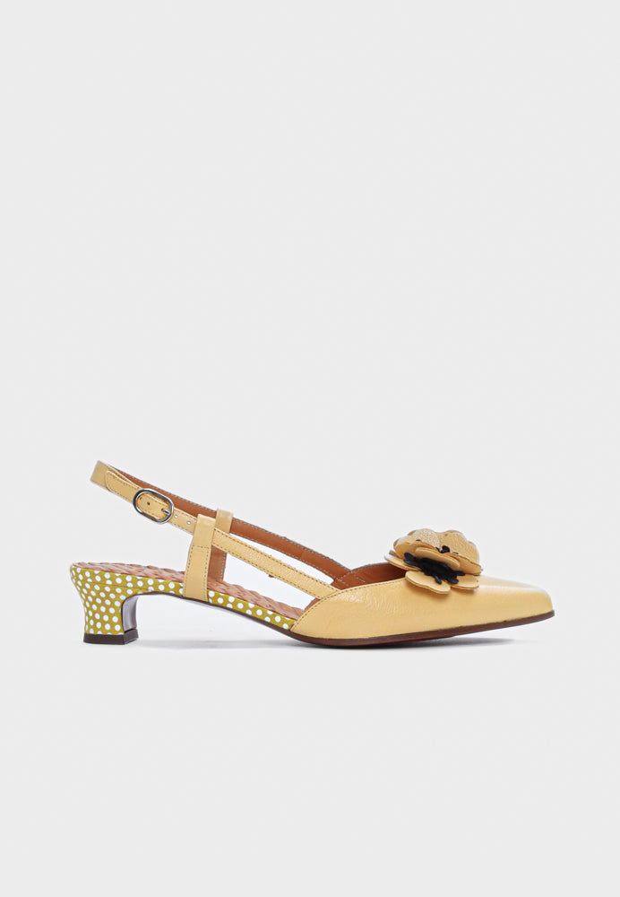 Hazel48 slingback - Yellow