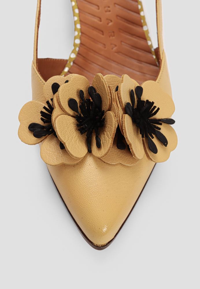 Hazel48 slingback - Yellow