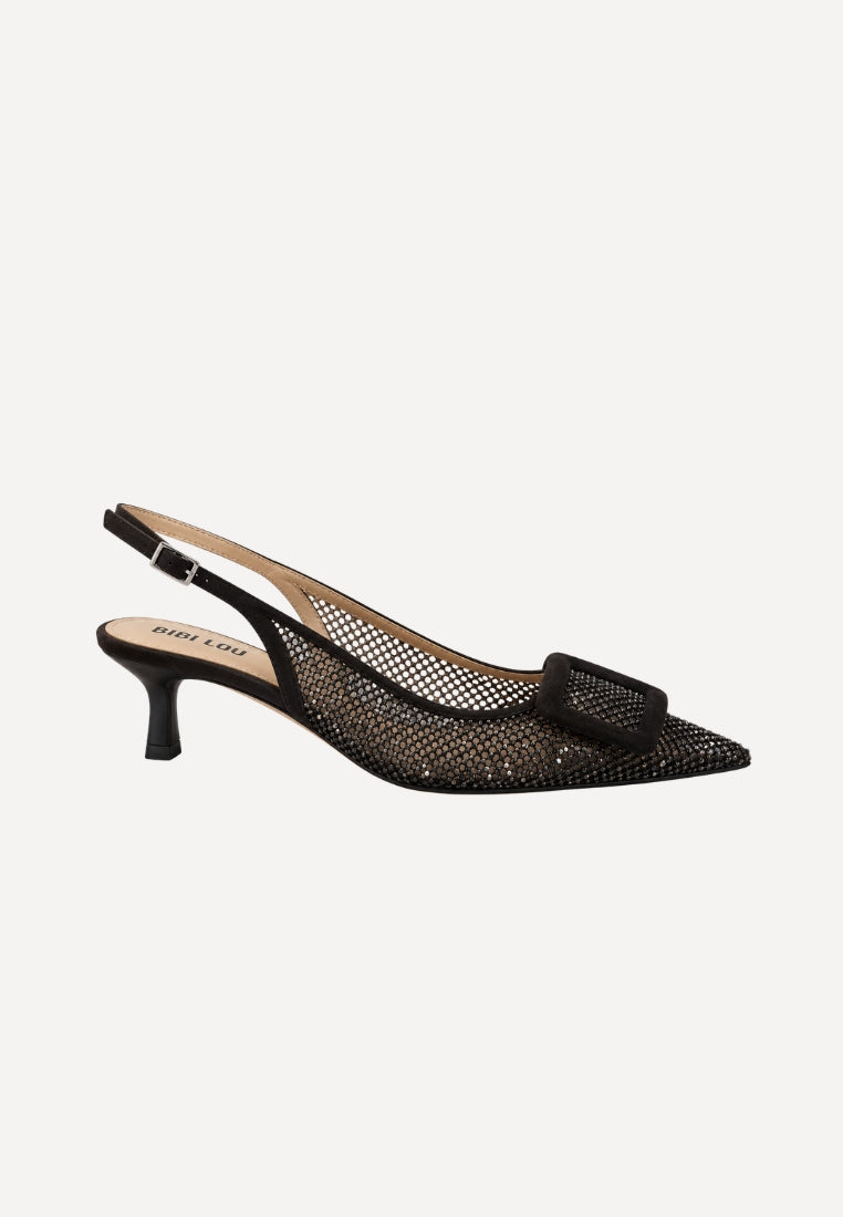 608Z68 slingback - Black