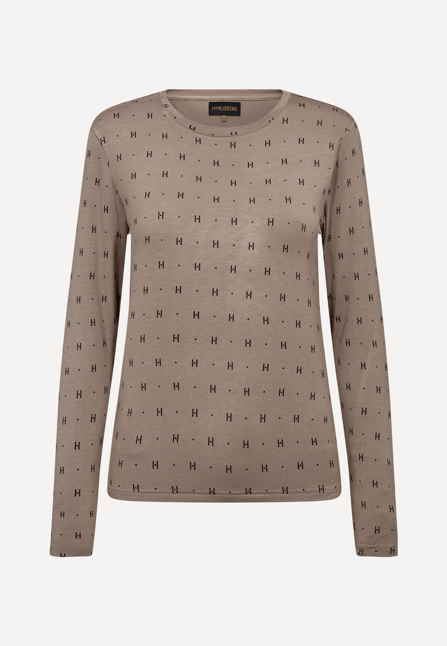 650-14 t-shirt L/S Cashmere - 4 Taupe