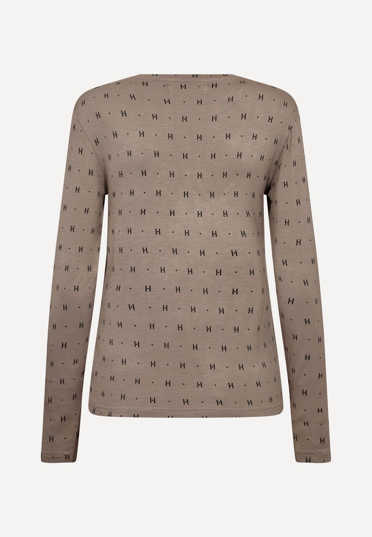 650-14 t-shirt L/S Cashmere - 4 Taupe