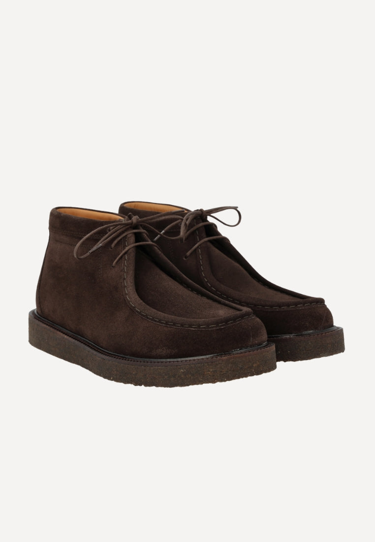 7426-107 sko - Dark Brown Suede