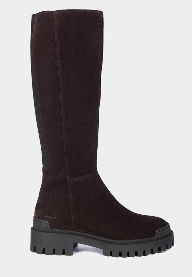 7711-101 støvle - Suede Brown