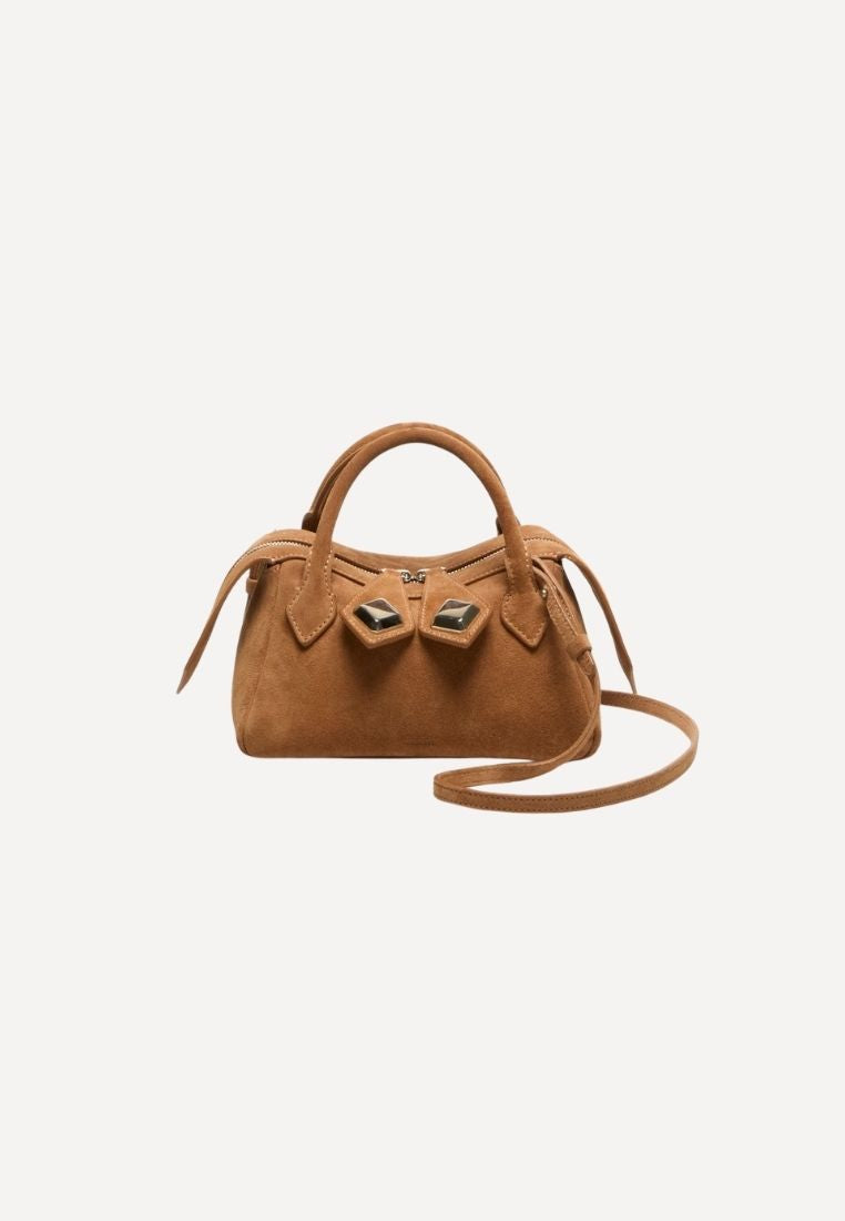 Alice taske - Suede Rose Gold