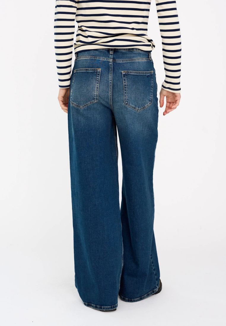 Alina Flare Wide jeans - Wash Addington