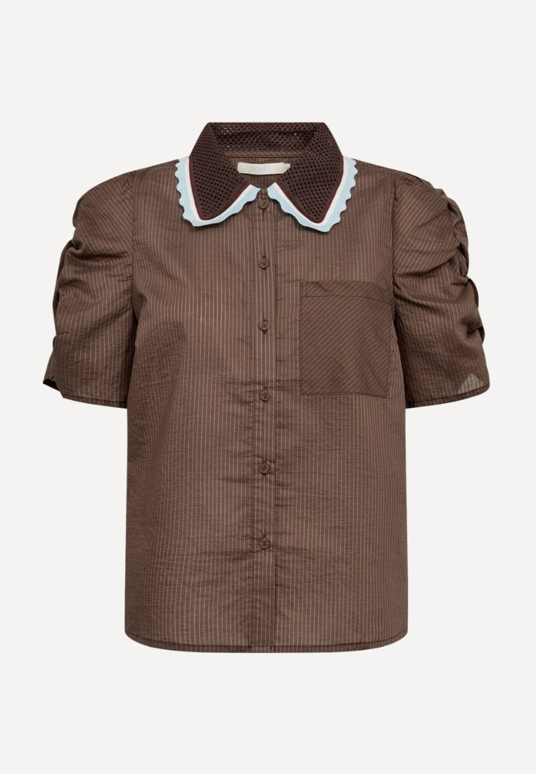 AllyGO bluse - Brown