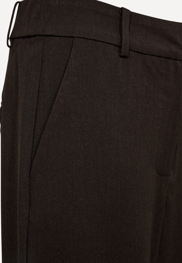 Andrea Wide Bukser - Espresso Brown