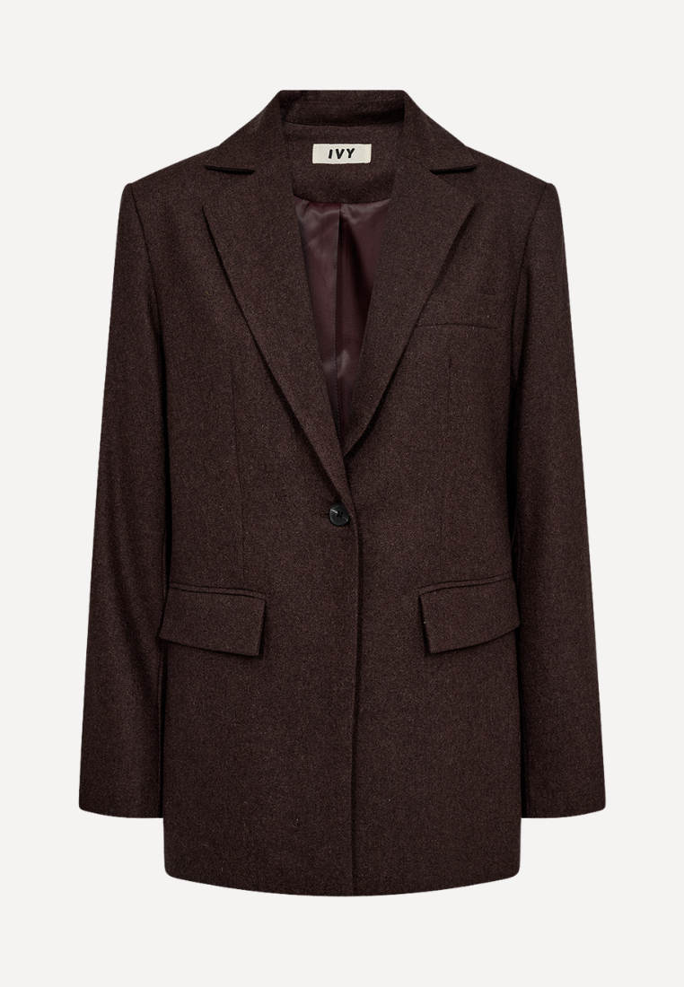 Andrea Weekend blazer - Dark Brown