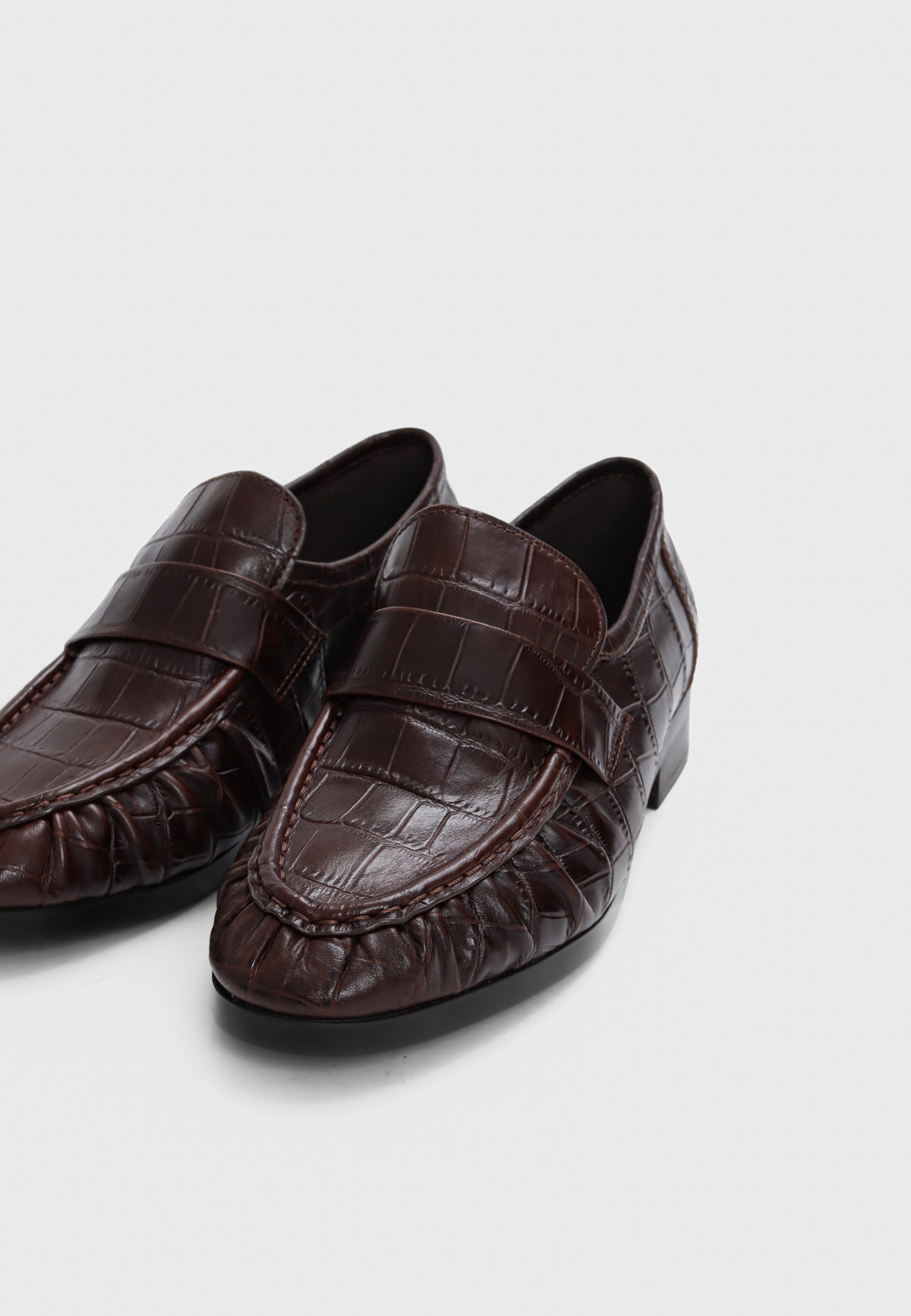 Angelica loafer - Cocco Dark Brown