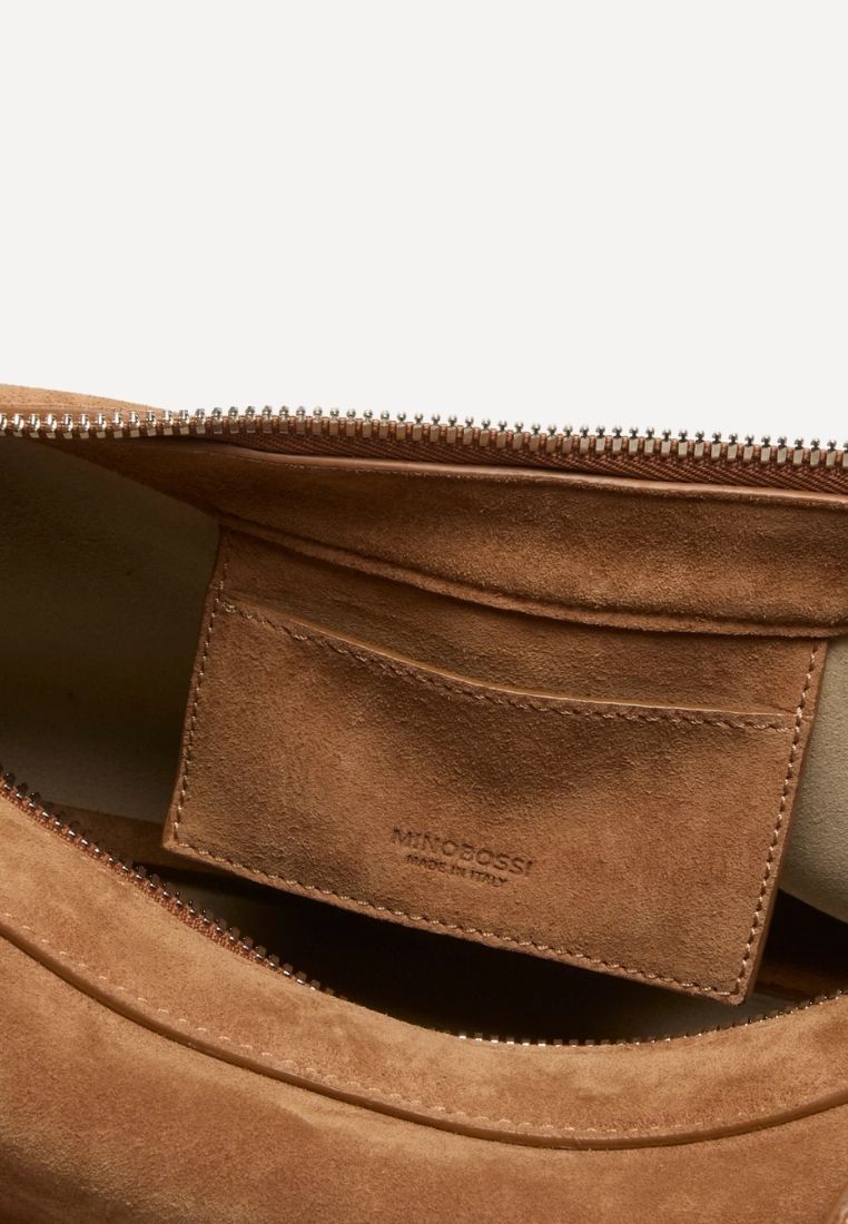 Anna taske - Suede Rose Gold