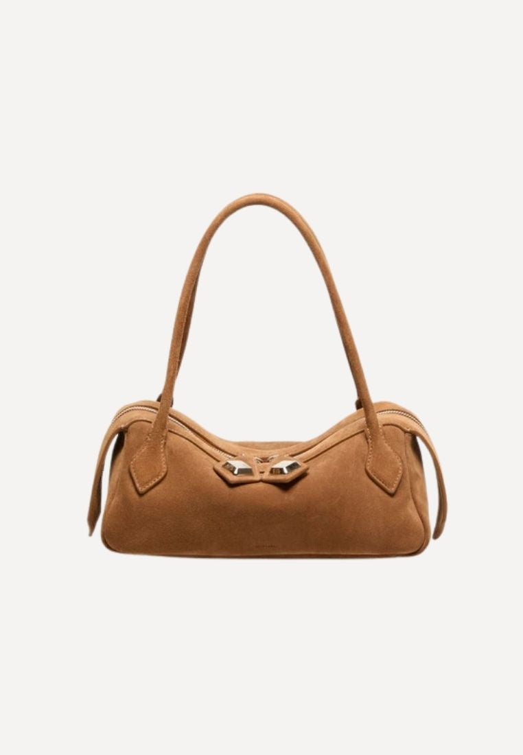 Anna taske - Suede Rose Gold