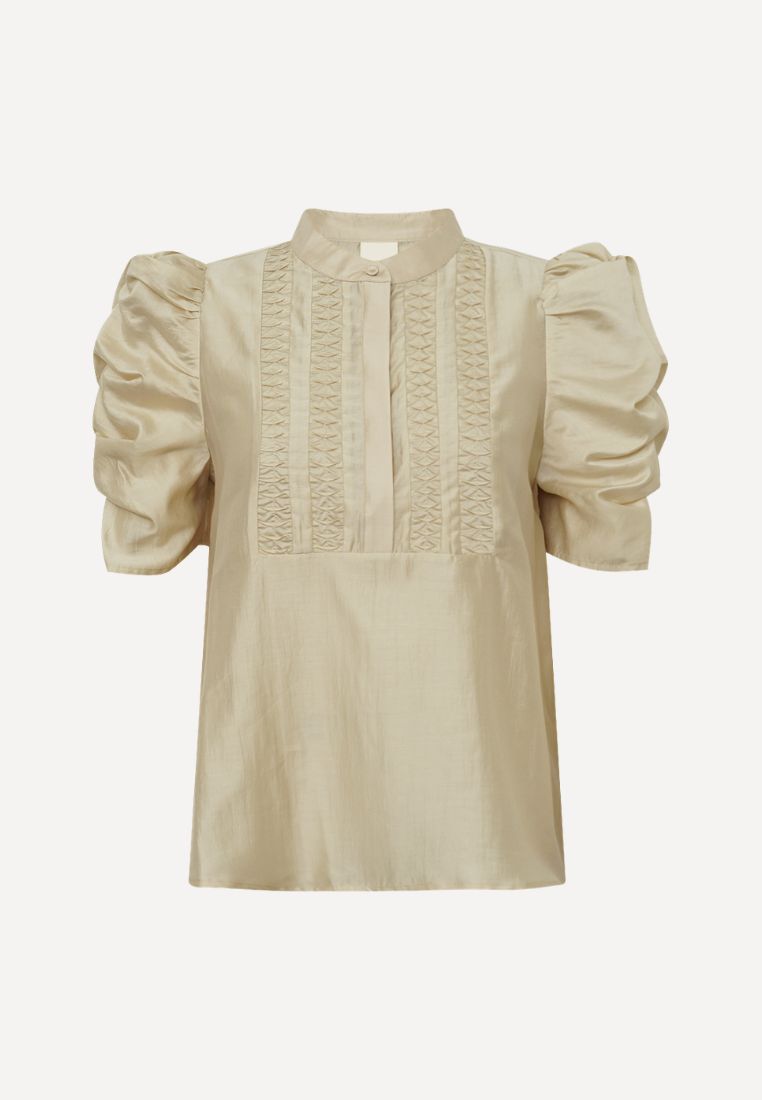AnnsofiGO Lull bluse - Champagne