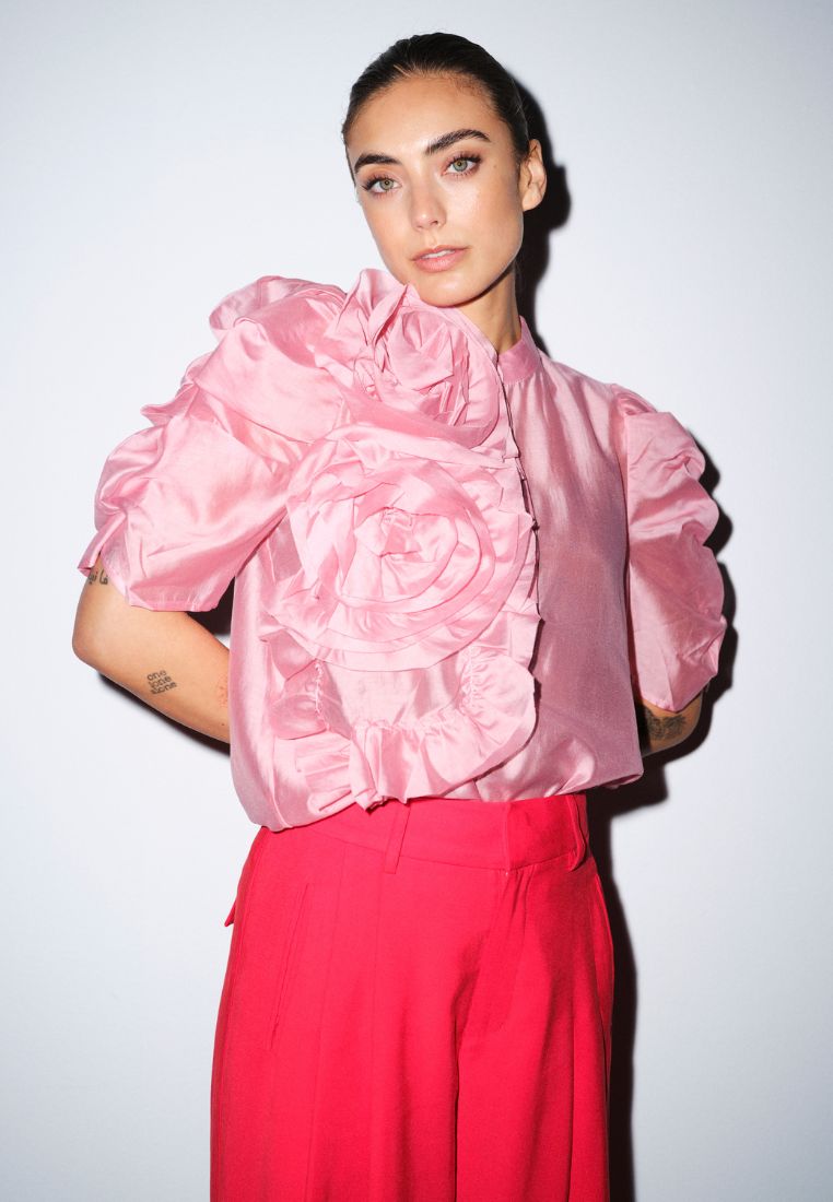 AnnsofiGO bluse - Rose Bloom