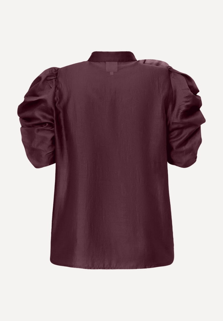 AnnsofiGO bluse - Bourgogne