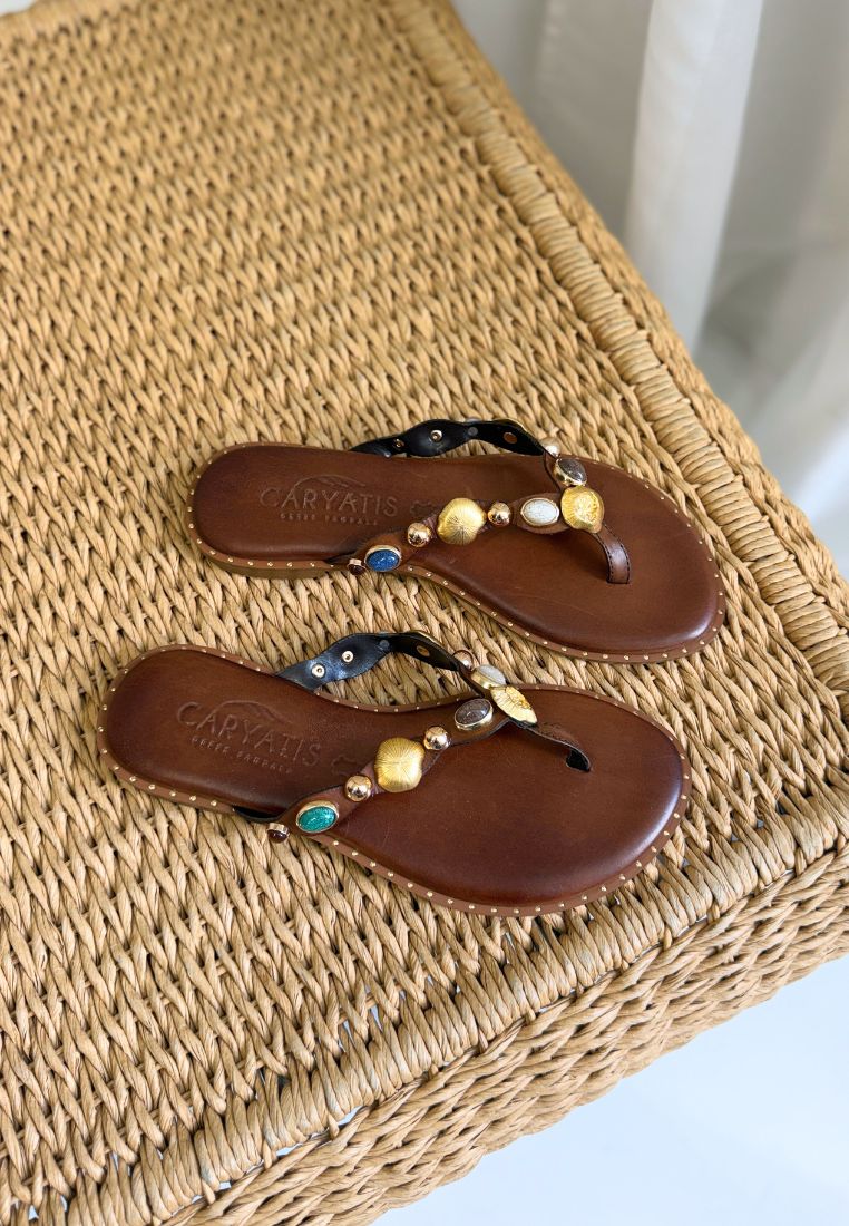 Argyro sandal - Brown