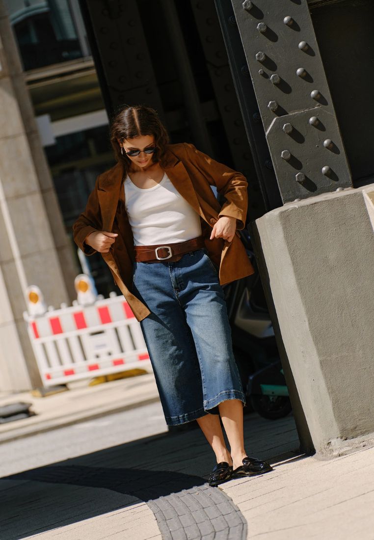 Augusta French Culotte jeans - Wash Addington