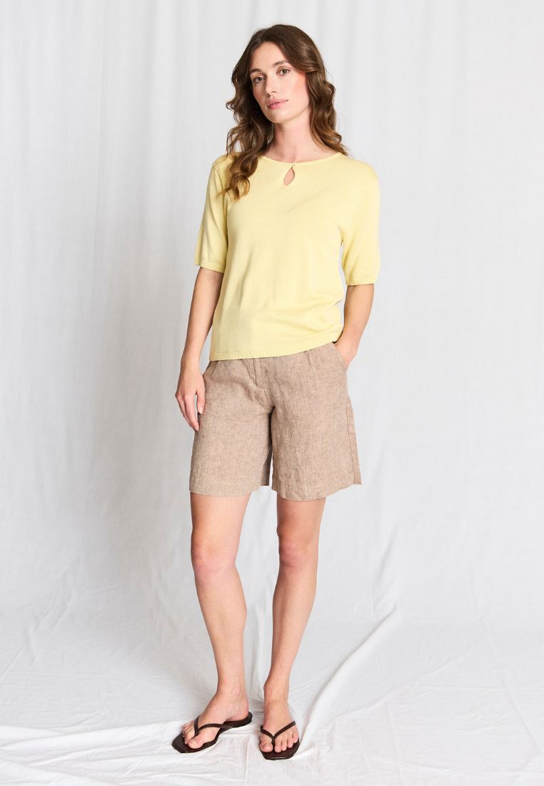 BS Francesca t-shirt - Dusty Yellow